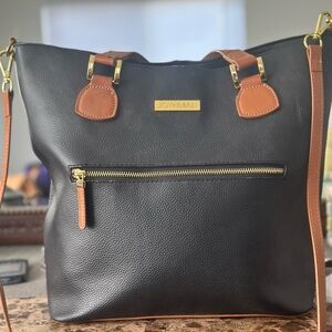 Black and Brown Women's Tote Bag